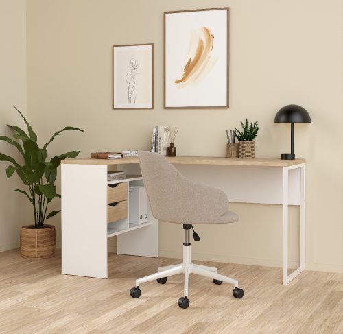 Function Plus γραφείο γωνιακό με δύο συρτάρια 145