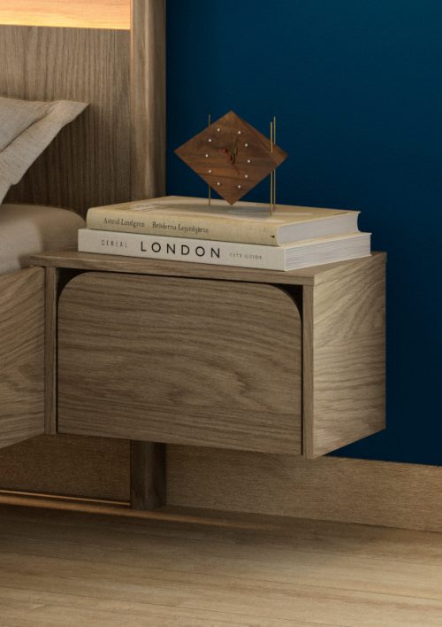 Galys κομοδίνο 44x34x27εκ. με ένα συρτάρι Rookwood Oak Galys κομοδίνο 44x34x27εκ. με ένα συρτάρι Rookwood Oak