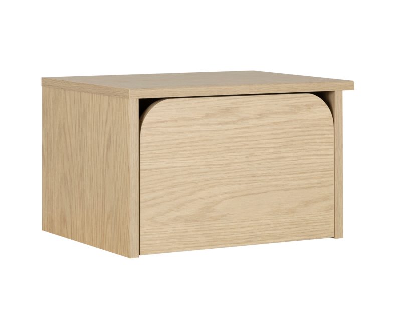 Galys κομοδίνο 44x34x27εκ. με ένα συρτάρι Rookwood Oak