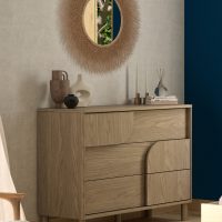 galys_syrtariera Galys συρταριέρα με 3 συρτάρια 116x47x92εκ. Rookwood Oak