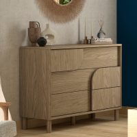 Galys συρταριέρα με 3 συρτάρια 116x47x92εκ. Rookwood Oak Galys συρταριέρα με 3 συρτάρια 116x47x92εκ. Rookwood Oak