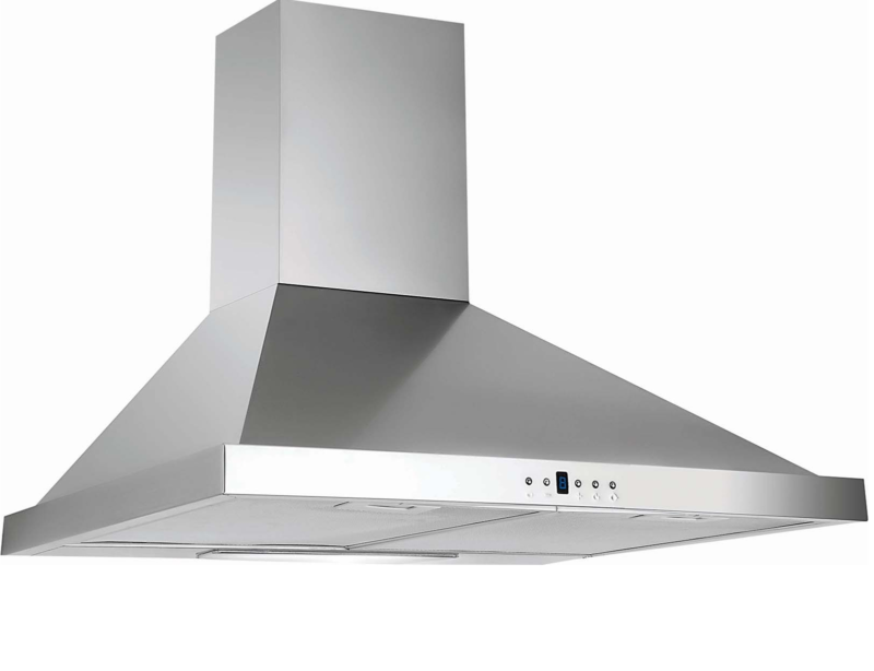 Απορροφητήρας Hyundai HHD25-P5691X με πλάτος 90cm και απορροφητική ισχύ 650 m³/h - Inox