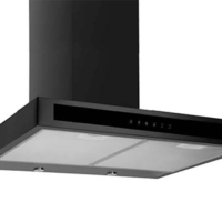 Απορροφητήρας Hyundai HHD25-T9662TBL/T με πλάτος 60cm και απορροφητική ισχύ 1000 m³/h - Black Glass Panel