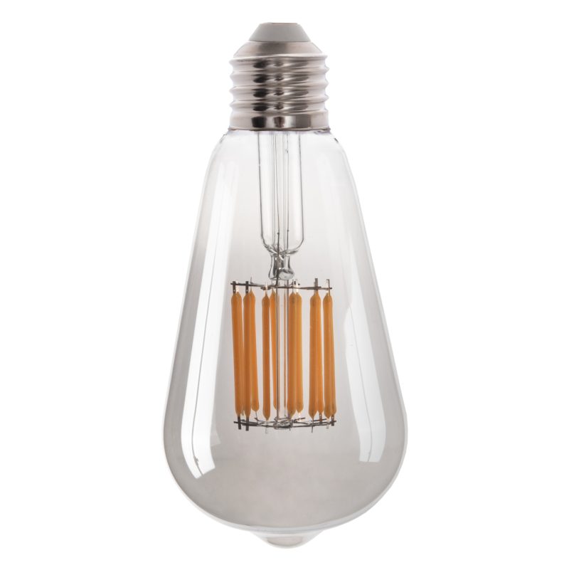 ΛΑΜΠΤΗΡΑΣ HM4189.03 LED FILAMENT 12W E27 2700K SMOKE