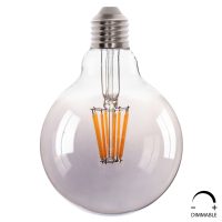 lamptiras-globo-led-filament-8w-e27-3000 ΛΑΜΠΤΗΡΑΣ GLOBO LED FILAMENT 8W E27 3000K ΦΙΜΕ DIMMABLE HM4050.03