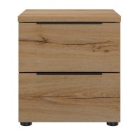 Lucian κομοδίνο με δύο συρτάρια 40x36x43εκ. Helvezia Oak Lucian κομοδίνο με δύο συρτάρια 40x36x43εκ. Helvezia Oak