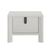 Lugano κομοδίνο με ένα συρτάρι 49x38x37εκ. Whitewashed Oak Lugano κομοδίνο με ένα συρτάρι 49x38x37εκ. Whitewashed Oak