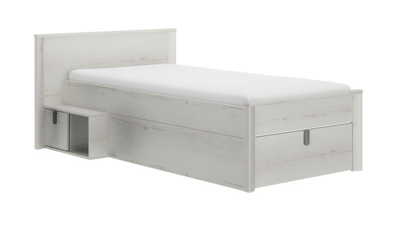 lugano_krevati_me_apothikeytiko_whitewashed_oak_mono3 Lugano κρεβάτι με αποθηκευτικό χώρο 207x123x80εκ. ( για στρώμα 90x190εκ. ή 90x200εκ. ) Whitewashed Oak