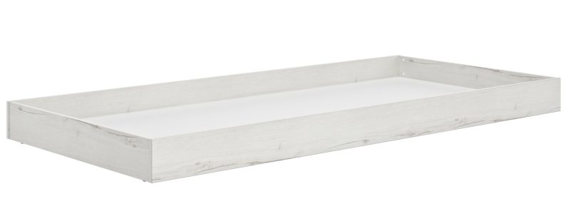 Lugano αποθηκευτικό συρτάρι  93x200x15εκ. ( για κρεβάτι Lugano 90x200εκ. ) Whitewashed Oak