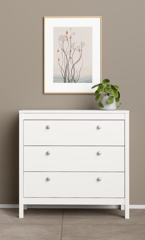 Madrid συρταριέρα με 3 συρτάρια 82