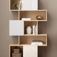 Maze βιβλιοθήκη με 3 ντουλάπια 95