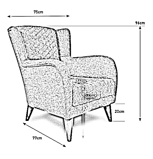 pencilsketchadjusted-1001200 Camper πολυθρόνα 75x77x96εκ. Καφεγκρι