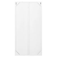 ΠΙΝΑΚΑΣ 3-ΠΤΥΧΟΣ WORLD MAP SANTORINI HM4504 MDF ΣΕ ΥΠΟΛΕΥΚΟ ΧΡΩΜΑ 180x4(πάχος)x120Υεκ.