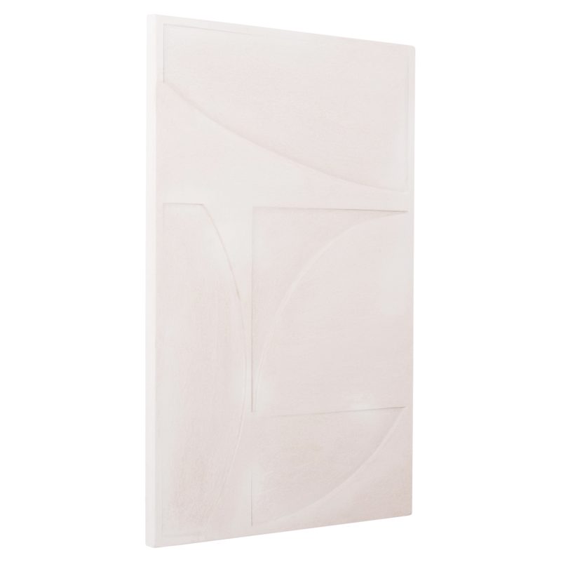 ΠΙΝΑΚΑΣ ΣΕΙΡΑ SANTORINI HM4506 MDF ΣΕ ΥΠΟΛΕΥΚΟ ΧΡΩΜΑ 80x4(πάχος)x120Υεκ.