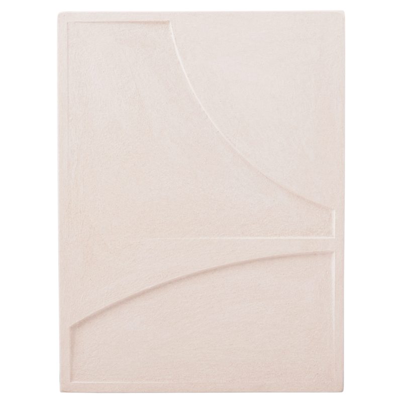 ΠΙΝΑΚΑΣ ΟΡΘΟΓΩΝΙΟΣ ΣΕΙΡΑ SANTORINI HM4509 MDF ΥΠΟΛΕΥΚΟ ΧΡΩΜΑ 60x4(πάχος)x80Υεκ.