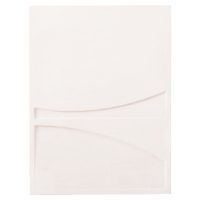 ΠΙΝΑΚΑΣ ΟΡΘΟΓΩΝΙΟΣ ΣΕΙΡΑ SANTORINI HM4510 MDF ΣΕ ΥΠΟΛΕΥΚΟ ΧΡΩΜΑ 60x4(πάχος)x80Υεκ.