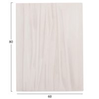 ΠΙΝΑΚΑΣ ΟΡΘΟΓΩΝΙΟΣ ΣΕΙΡΑ SANTORINI HM4518 MDF ΣΕ ΥΠΟΛΕΥΚΟ ΧΡΩΜΑ 60x4(πάχος)x80Υεκ.