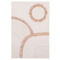 ΠΙΝΑΚΑΣ ΟΡΘΟΓΩΝΙΟΣ ΣΕΙΡΑ SANTORINI HM4531 MDF ΥΠΟΛΕΥΚΟ-ΔΙΑΚΟΣΜΗΣΗ ΜΠΕΖ 80x4,5(πάχος)x120Υεκ.