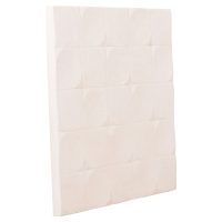 ΠΙΝΑΚΑΣ ΤΕΤΡΑΓΩΝΟΣ ΣΕΙΡΑ SANTORINI HM4516 MDF ΣΕ ΥΠΟΛΕΥΚΟ ΧΡΩΜΑ 80x4,5(πάχος)x80Υεκ.