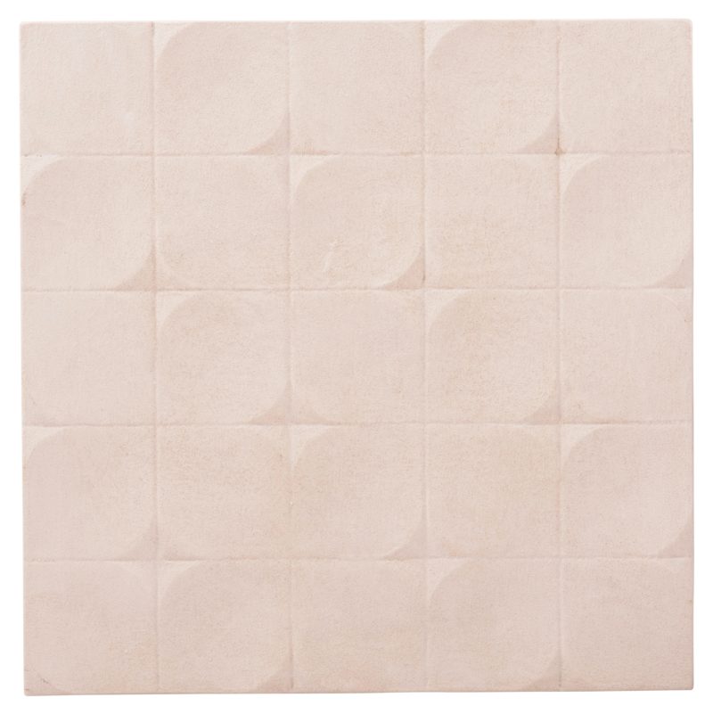 ΠΙΝΑΚΑΣ ΤΕΤΡΑΓΩΝΟΣ ΣΕΙΡΑ SANTORINI HM4516 MDF ΣΕ ΥΠΟΛΕΥΚΟ ΧΡΩΜΑ 80x4,5(πάχος)x80Υεκ.