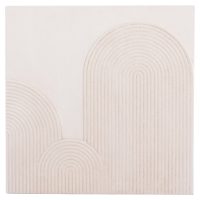 ΠΙΝΑΚΑΣ ΤΕΤΡΑΓΩΝΟΣ ΣΕΙΡΑ SANTORINI HM4517 MDF ΣΕ ΥΠΟΛΕΥΚΟ ΧΡΩΜΑ 80x4,5(πάχος)x80Υεκ.