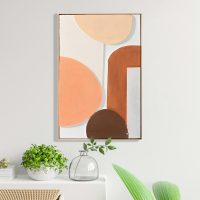 ΠΙΝΑΚΑΣ ΤΟΙΧΟΥ 3D FLUO HM4543.01 ΜΕ ΚΟΡΝΙΖΑ ΜΠΕΖ-ΧΕΙΡΟΠΟΙΗΤΑ ΣΧΕΔΙΑ 60x4,5Χ90Υεκ.