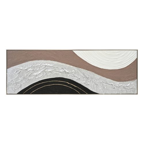 pinakas-toichoy-abstract-fb9455202-me-ko ΠΙΝΑΚΑΣ ΤΟΙΧΟΥ ABSTRACT HM4552.02 ΜΕ ΚΟΡΝΙΖΑ ΜΠΕΖ-ΚΑΜΒΑΣ-ΧΕΙΡΟΠΟΙΗΤΟΣ 152x4.5x52Υεκ.