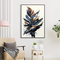 ΠΙΝΑΚΑΣ TOIXOY TROPICO HM4547.01 ΚΟΡΝΙΖΑ ΜΑΥΡΗ-ΚΑΜΒΑΣ ΕΚΤΥΠΩΣΗ 52,5x2,8x72,5Υεκ.