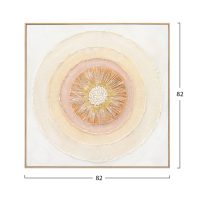 ΠΙΝΑΚΑΣ TOIXOY HM4577 ΜΕ ΚΟΡΝΙΖΑ ΜΠΕΖ-ΚΑΜΒΑΣ ΚΥΚΛΟΙ 82x4,5x82Υεκ.