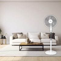 Ανεμιστήρας Ορθοστάτης PRSF-80446 Primo 16'' 40εκ. Λευκό - Γκρι