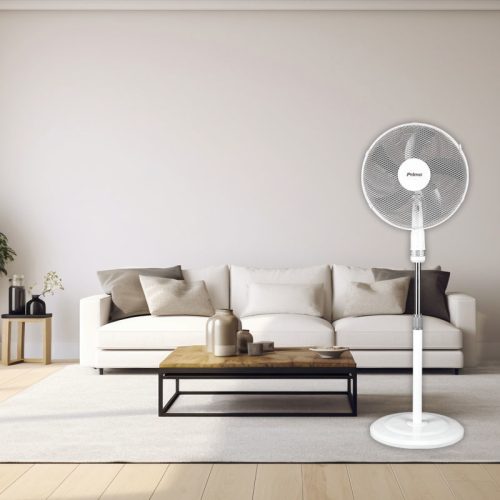 Ανεμιστήρας Ορθοστάτης PRSF-80446 Primo 16'' 40εκ. Λευκό - Γκρι