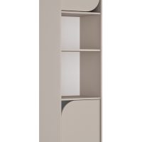 Ritmo βιβλιοθήκη με 2 πόρτες 45x40x200εκ. Greige Ritmo βιβλιοθήκη με 2 πόρτες 45x40x200εκ. Greige