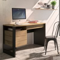 Russel Γραφείο 119x54x75εκ. Helvezia Oak / Black