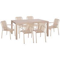 ΣΕΤ ΤΡΑΠΕΖΑΡΙΑΣ ΕΞ.ΧΩΡΟΥ 7ΤΜΧ KRUM HM21158 ΑΛΟΥΜΙΝΙΟ ΣΕ ΣΑΜΠΑΝΙ