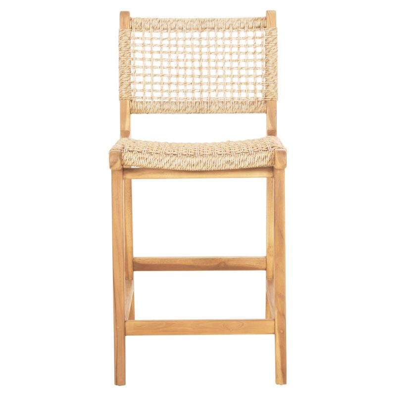 ΣΚΑΜΠΟ ΜΠΑΡ ΜΕ ΠΛΑΤΗ NESHA HM9381.11 ΞΥΛΟ ΤΕΑΚ & ΣΧΟΙΝΙ VIRO VIRO 46x48,5x96Υεκ.