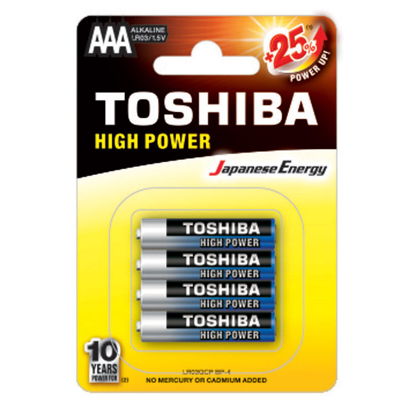 Μπαταρία TOSHIBA AAA - LR03GCP BP-4 Μπαταρία TOSHIBA AAA - LR03GCP BP-4