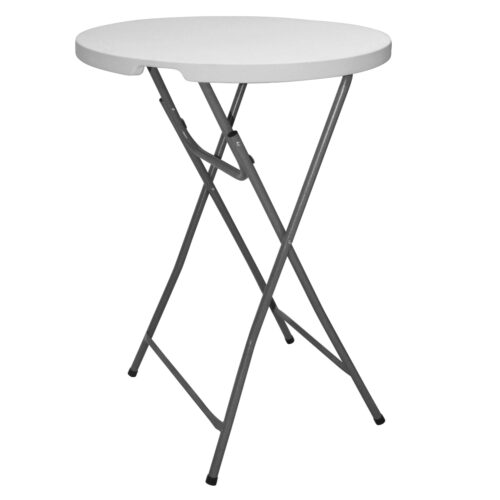 trapezi-mpar-catering-synedrioy-fb95066- ΤΡΑΠΕΖΙ ΜΠΑΡ CATERING-ΣΥΝΕΔΡΙΟΥ HM5066 Φ81Χ110 εκ.ΠΤΥΣΣΟΜΕΝΟ