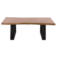 ΤΡΑΠΕΖΙ ΣΑΛΟΝΙΟΥ MONTANA 4εκ. ΠΑΧΟΣ ΜΑΣΙΦ ΞΥΛΟ ΑΚΑΚΙΑΣ ΦΥΣΙΚΟ HM8166.11 115x63x40Υ εκ.