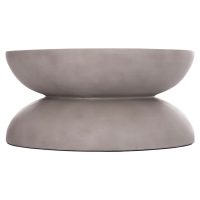 ΤΡΑΠΕΖΙ ΣΑΛΟΝΙΟΥ ANNA HM18158.03 FIBER CEMENT ΣΕ ΓΚΡΙ--Φ92x44.5Υεκ