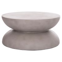 ΤΡΑΠΕΖΙ ΣΑΛΟΝΙΟΥ ANNA HM18158.03 FIBER CEMENT ΣΕ ΓΚΡΙ--Φ92x44.5Υεκ