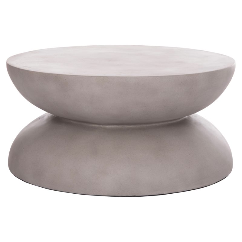 ΤΡΑΠΕΖΙ ΣΑΛΟΝΙΟΥ ANNA HM18158.03 FIBER CEMENT ΣΕ ΓΚΡΙ--Φ92x44.5Υεκ