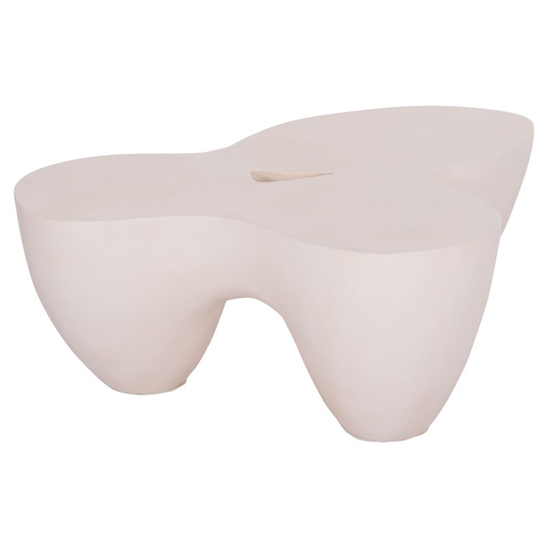 ΤΡΑΠΕΖΙ ΣΑΛΟΝΙΟΥ SALLEN HM18161.02 FIBER CEMENT ΣΕ ΛΕΥΚΟ--108x94x38,5Υεκ.