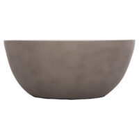 ΤΡΑΠΕΖΙ ΣΑΛΟΝΙΟΥ ΣΤΡΟΓΓΥΛΟ ALLAN HM18162.03 FIBER CEMENT ΣΕ ΓΚΡΙ--Φ92x49Υεκ.