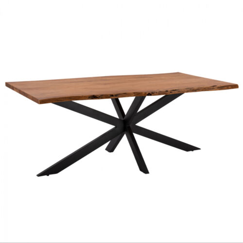 ΤΡΑΠΕΖΙ ΤΡΑΠΕΖΑΡΙΑΣ MONTANA SUPERIOR ΜΑΣΙΦ ΑΚΑΚΙΑΣ HM8716.11 200x85-110x77Υεκ.