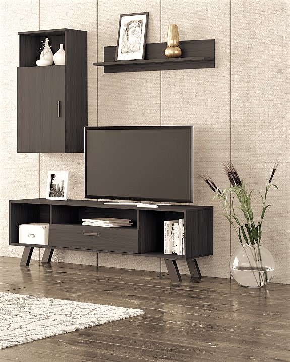 Prati σύνθεση τοίχου 150x45x200εκ. Βέγγε Prati σύνθεση τοίχου 150x45x200εκ. Βέγγε