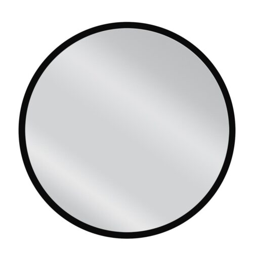 Καθρέπτης Τοίχου ArteLibre MAKUR Μαύρο Μοριοσανίδα/Γυαλί 60x60cm