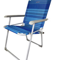 myResort ΚΑΡΕΚΛΑ ΜΕΤΑΛΛΙΚΗ  ΒΕΡΑΝΤΑΣ-ΚΗΠΟΥ ΕΝΙΣΧΥΜΕΝΗ ΡΙΓΕ  ΜΠΛΕ ΜΕ ΜΠΡΑΤΣΑ ΤΕΧΤ