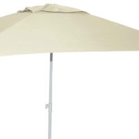 Velco ΟΜΠΡΕΛΑ ΒΕΡΑΝΤΑΣ-ΚΗΠΟΥ-ΘΑΛΑΣΣΗΣ ΕΚΡΟΥ 2x2m  ΜΕΤΑΛΛΙΚΗ ΜΕ ΜΕΤΑΛΛΙΚΟ ΠΥΡΟ