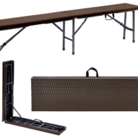 ΠΑΓΚΑΚΙ CATERING ΒΑΛΙΤΣΑ ΠΤΥΣΣΟΜΕΝΟ ΜΕ ΣΧΕΔΙΟ RATTAN