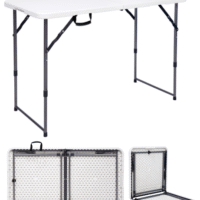 ΤΡΑΠΕΖΙ  ΠΤΥΣΣΟΜΕΝΟ CATERING ΒΑΛΙΤΣΑ- ΔΙΑΣΤΑΣΕΙΣ: 120x60x54/74/90cm